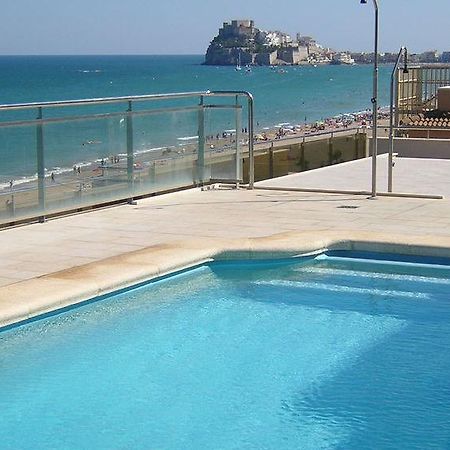 Apartamento Con Aire Acondicionado En 1ª Linea De Playa Edificio Moli De Vent Peniscola Bagian luar foto