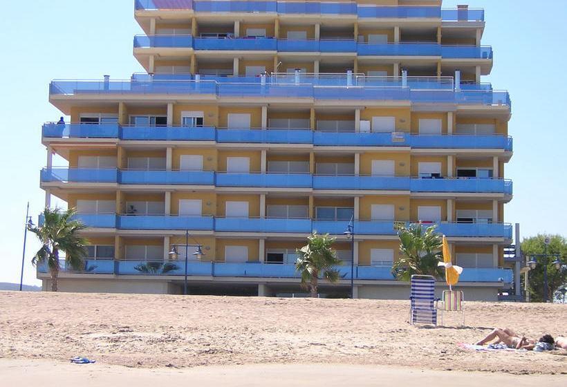 Apartamento Con Aire Acondicionado En 1ª Linea De Playa Edificio Moli De Vent Peniscola Bagian luar foto